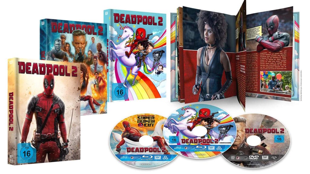 Deadpool 2 Mediabooks Angebot Artikelbild
