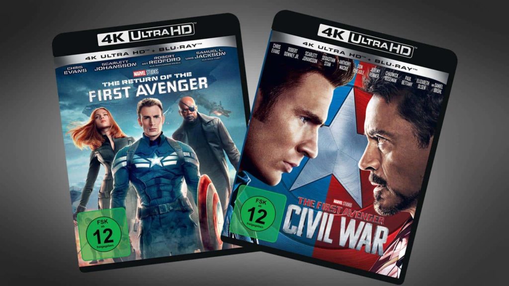 The return of the First avenger und the First Avenger Civil War jetzt auf 4K UHD Blu-ray Artikelbild