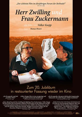 Herr Zwilling und Frau Zuckermann Kino Plakat