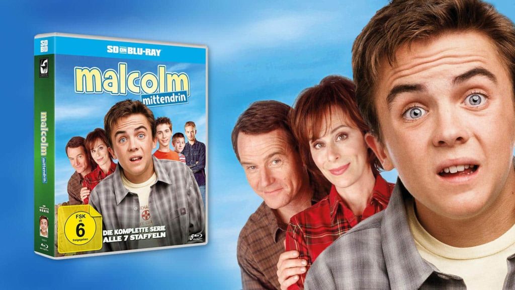 Malcom Mittendrin SD on Blu-ray Review Cover artikelbild