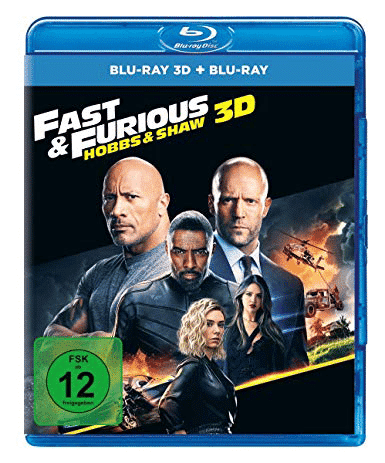 Fast & Furious: Hobbs & Shaw 3D BD Cover