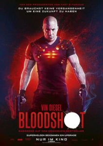 Bloodshot verschiebt sich Kino Plakat