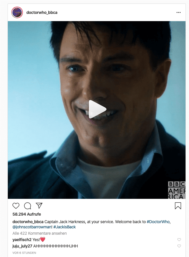 Captain Jack Harkness Doctor Who