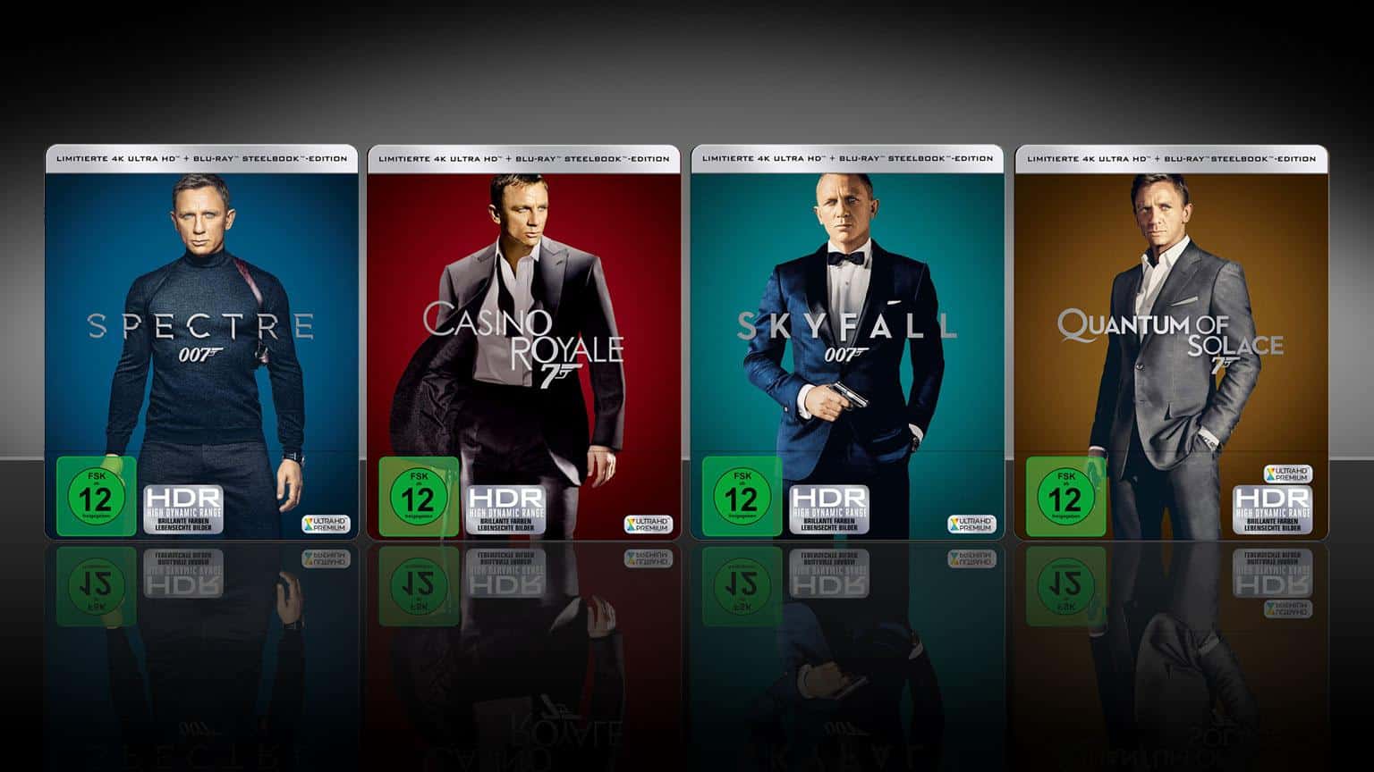 James Bond Daniel Craig 4K UHD Steelbooks erhältlich shop kaufen