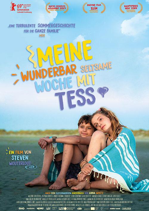 MEINE WUNDERBAR SELTSAME WOCHE MIT TESS Kino Plakat Film 2020