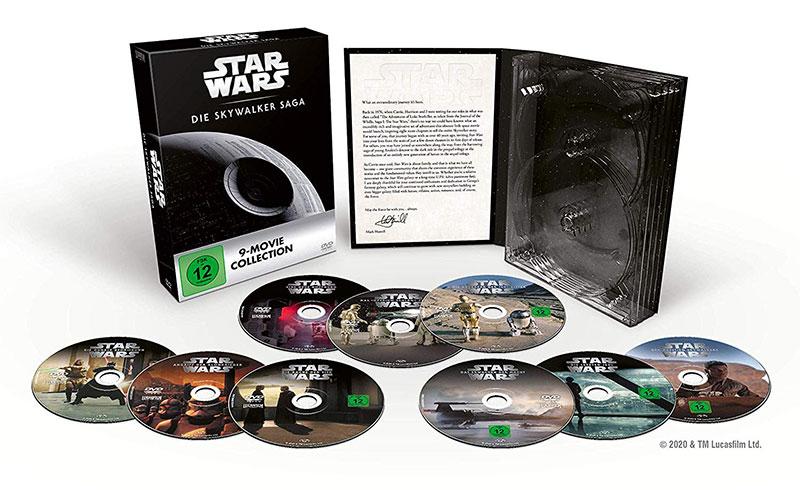 Star Wars 1 - 9 - Die Skywalker Saga DVD Gesamtbox Edition shop kaufen