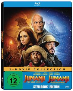 Jumanji: The Next Level / Jumanji: Willkommen im Dschungel (Exklusiv bei Amazon.de) - Steelbook Blu-ray