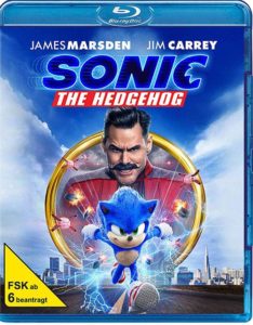 Sonic The Hedgehog Film 2020 blu-ray cover shop kaufen