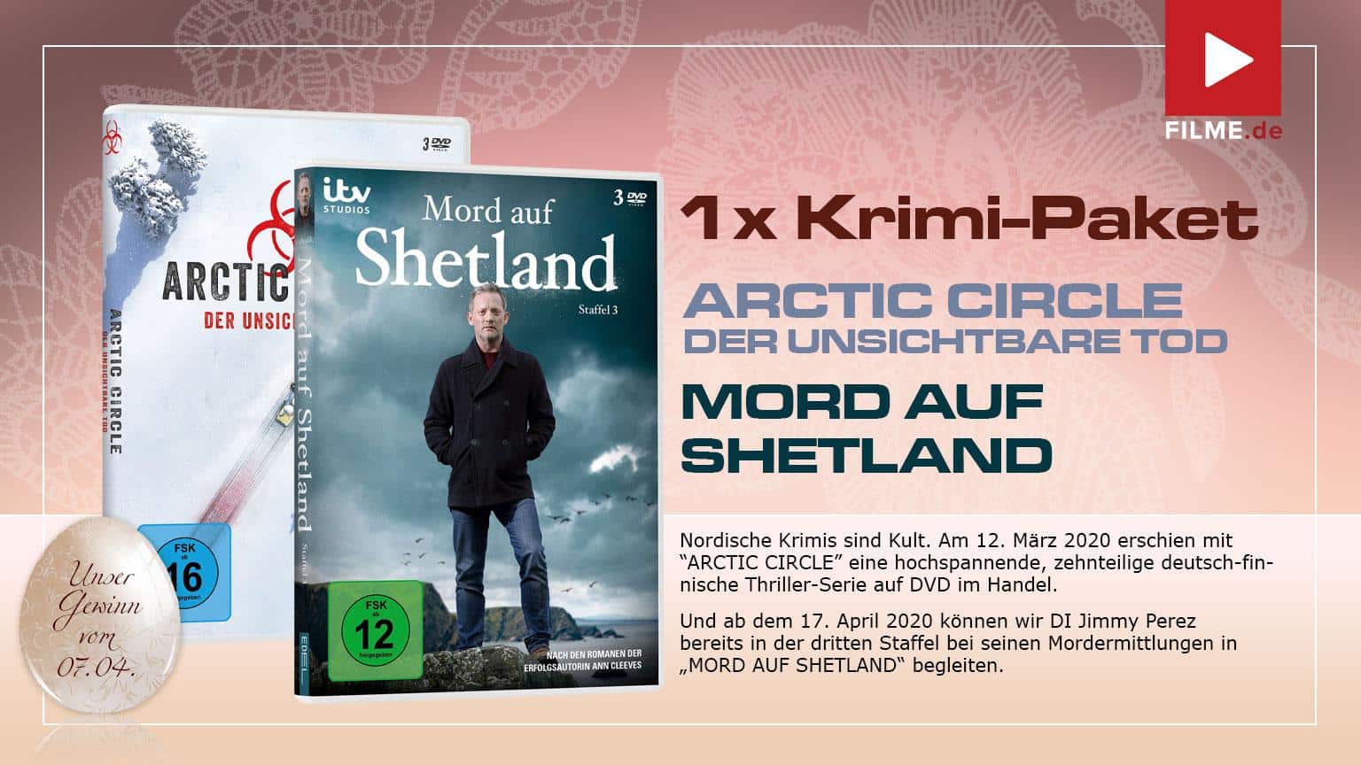 Ostergewinnspiel 2020 07.04.2020 Arctic Circle Mord auf Shetland Staffel 1 Artikelbild
