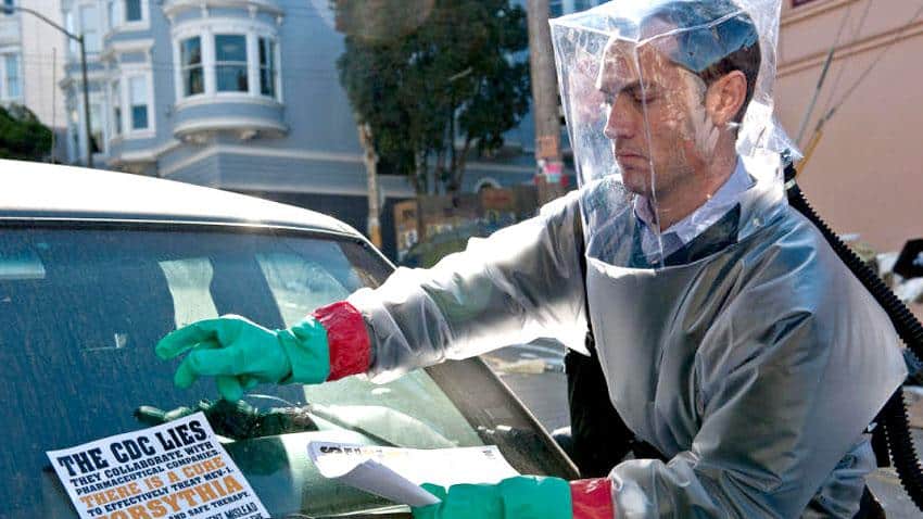 Contagion Film 2011 Virus Ausbruch Pandemie Corona SARS Grippewelle Matt Damon Blu-ray cover Artikelbild