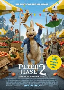 Peter Hase 2 Ein Hase macht sich vom Acker Film 2020 Starttermin verschoben Kino plakat