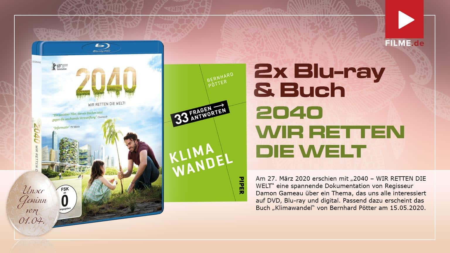 Ostergewinnspiel 2020 01.04.2020 2040 Wir retten die Welt Artikelbild