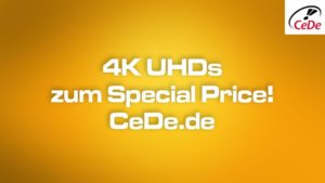 4K UHD Blu-ray Deal CeDe.de Special Preis Artieklbild