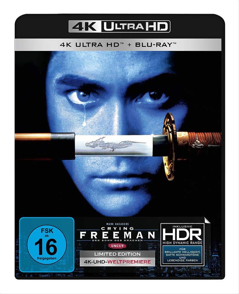 CRYING FREEMAN Sohn des Drachen 1995 Film UHD 4K Kaufen Shop News Kritik