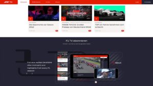 F1 TV Pro F1 TV Access Streaming Sender Rennen Formel 1 Rennfahrer Artikelbild Ferrari
