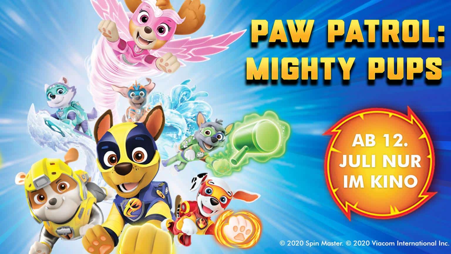 PAW PATROL MIGHTY PUPS Kino Film Trailer 2020