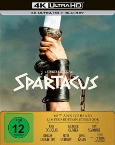 Spartacus 4K UHD Steelbook 60th Anniversary Edition Cover shop kaufen