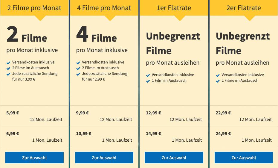 VideoBuster.de Filme kostenlos streamen Angebot Abonnement Filme leihen