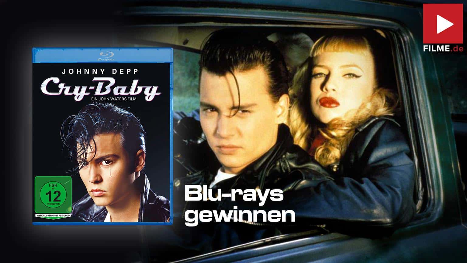 Gewinnspiel zum Heimkinostart von Cry Baby Johnny Depp gewinnen shop kaufen Artikelbild