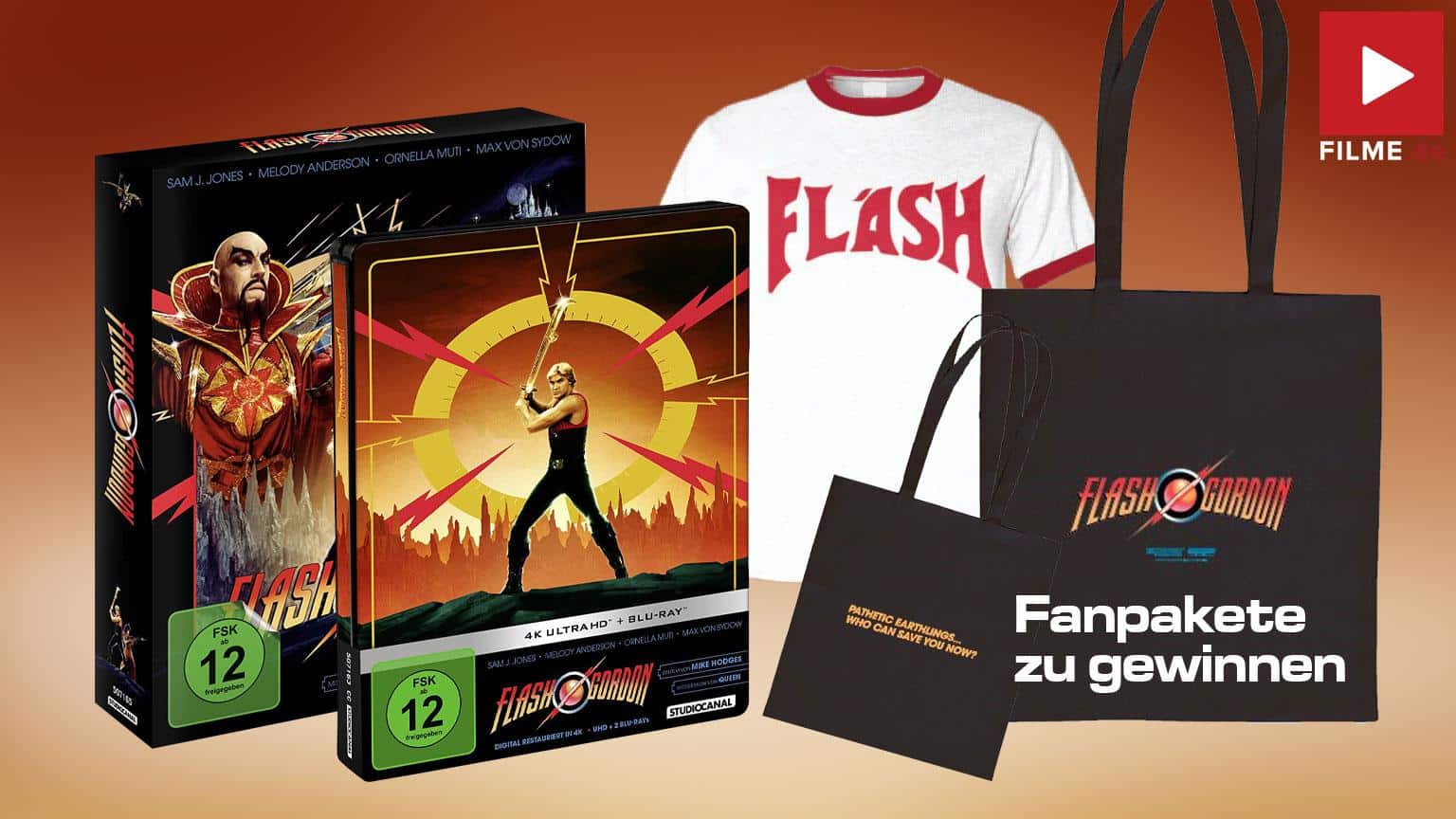 Flash Gordon - Limited Steelbook Edition (4K Ultra HD + Blu-ray) Gewinnspiel Artikelbild shop kaufen gewinnen