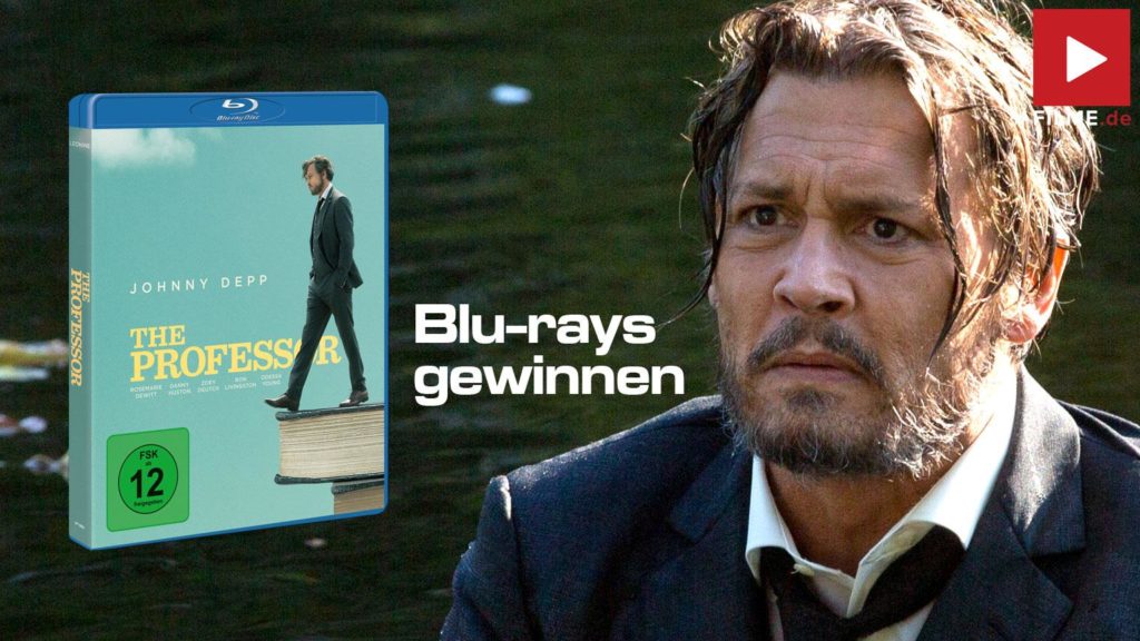 The Professor Gewinnspiel Johnny Depp Blu-ray Cover shop kaufen gewinnen Artikelbild