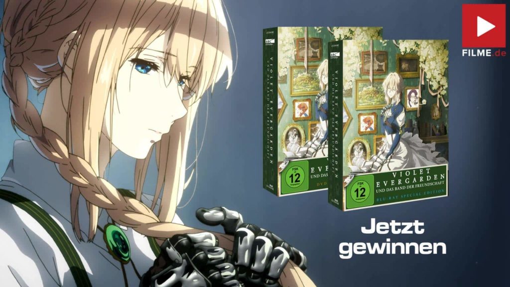 Violet EVergarden und das Band der Freundschaft Film 2020 Gewinnspiel Artikelbild gewinnen shop kaufen