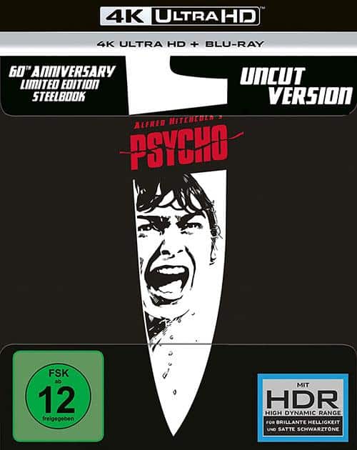 Psycho - (4K Ultra HD Blu-ray + Blu-ray) Cover shop kaufen