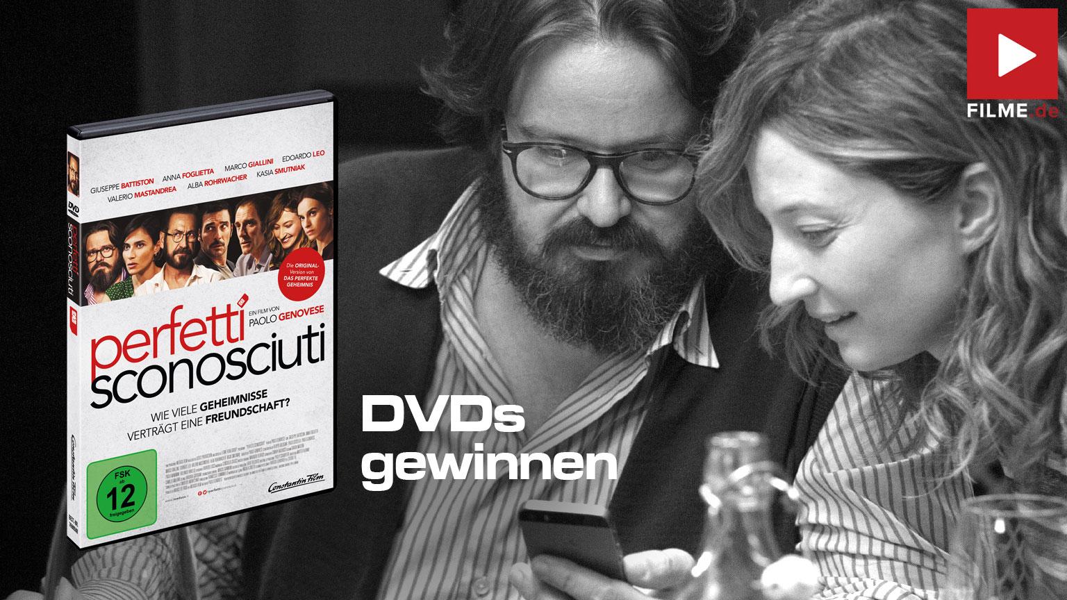 Perfetti Sconosciuti - Wie viele Geheimnisse verträgt eine Freundschaft? Gewinnspiel gewinnen DVD Film 2019 Artikelbild