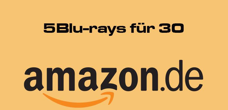Amazon Aktion 5 Blu-rays für 30 Auro 17.08.2020 - 30.08.2020 Film Kaufen Shop News Deal Kritik