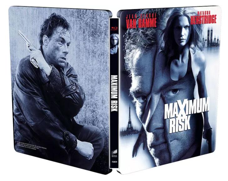 Maximim Risk Film 1996 Uncut Limitiertes Steelbook shop kaufen Rückseite