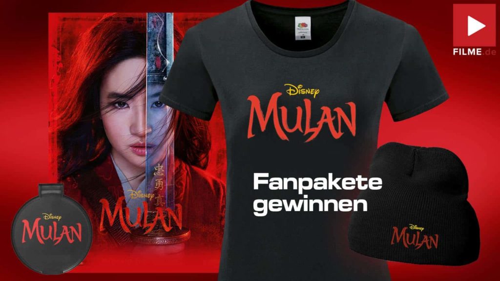 Mulan Gewinnspiel Film 2020 Disney+ Plus gewinnen shop kaufen Fanpaket Artikelbild