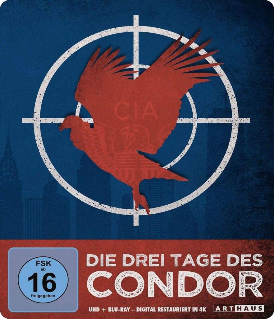 Die drei Tage des Condor / Limited Steelbook Edition (4K Ultra HD) (+ Blu-ray 2D) Film 1975 shop kaufen cover