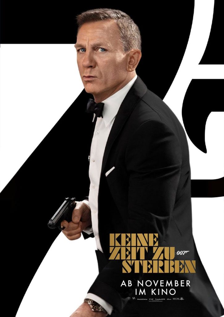 James Bond Keine zeit zu sterben KIno Plakat Review Plot Inhalt KIno Termin 2020 NOvember 12