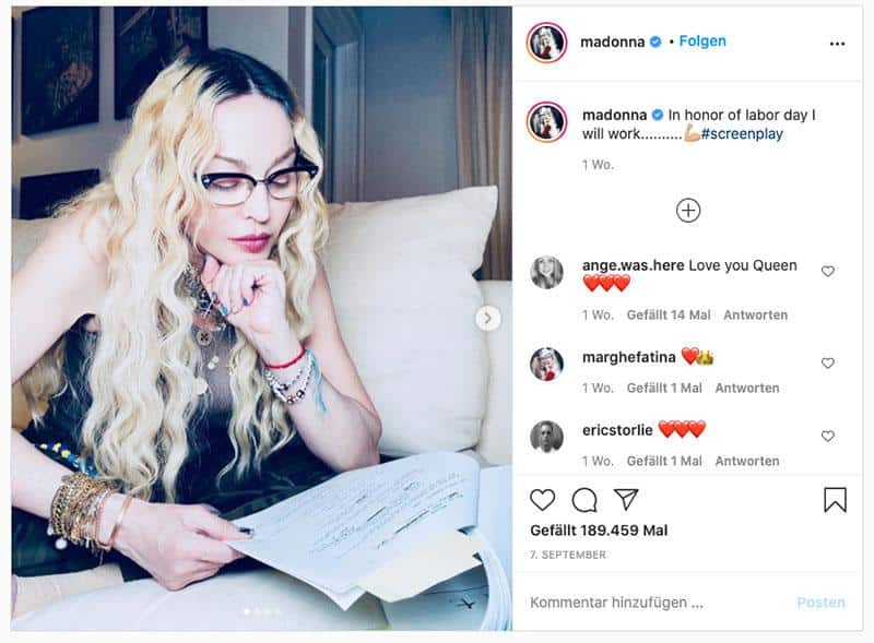 Madonna Biopic News Film Kritik Instagram