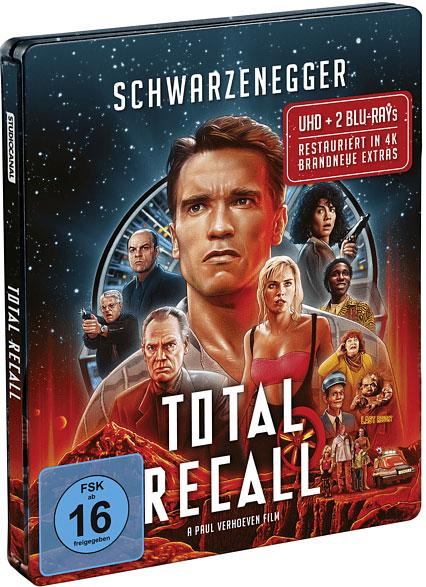 Total Recall Film 1990 4K UHD Steelbook Cover shop kaufen