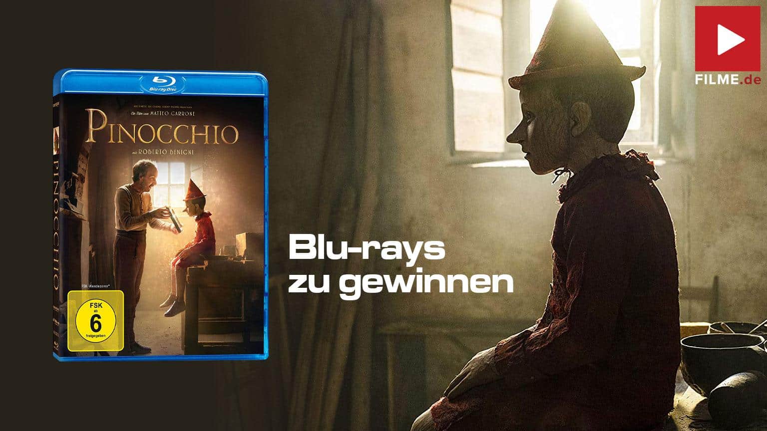 Pinocchio Film 2020 Gewinnspiel gewinnen Shop kaufen Blu-ray Mediabook Artikelbild