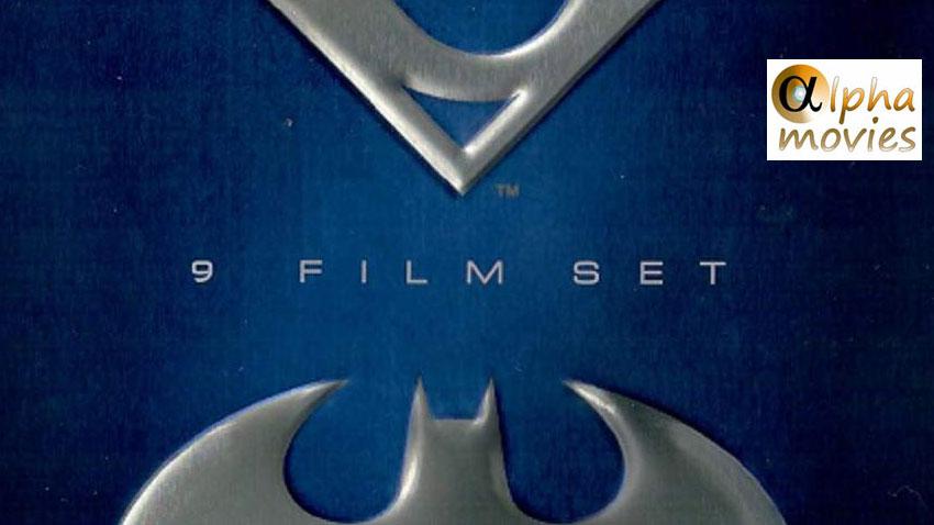 Deal Alphamovies Box Superman Batman 9 Movie Box Steel shop kaufen sparen Angebot
