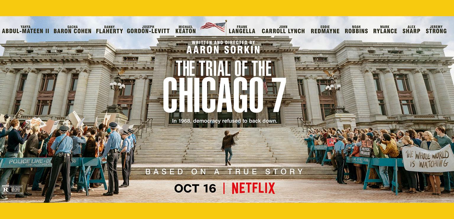 THE TRIAL OF CHICAGO 7 2019 Film kino Streaming Netflix Shop News Kritik Trailer