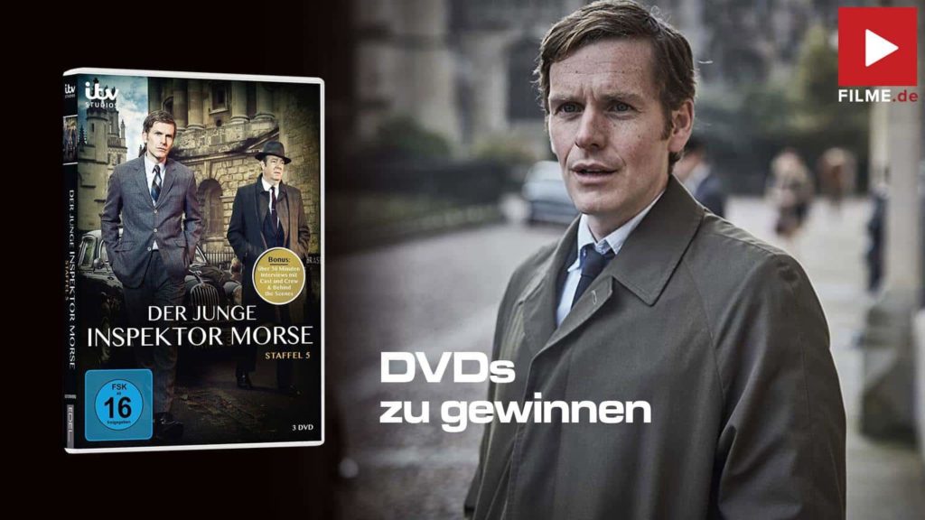 Der Junge Inspektor Morse Staffel 5 Gewinnspiel gewinnen Blu-ray DVD shop kaufen Artikelbild