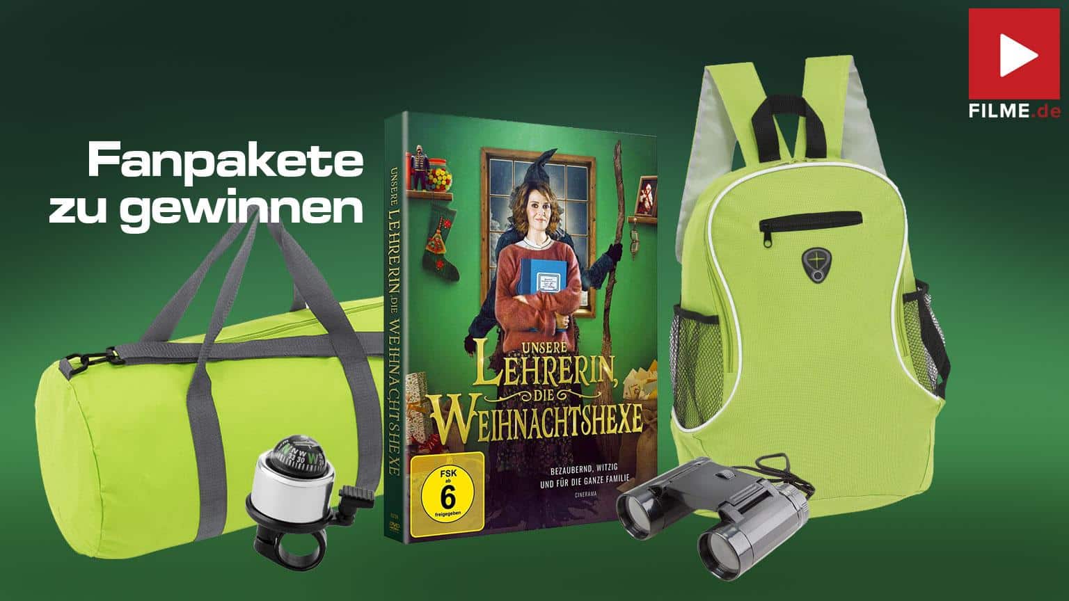 Unsere Lehrerin die Weihnachtshexe Gewinnspiel gewinnen Blu-ray DVD shop kaufen Artikelbild