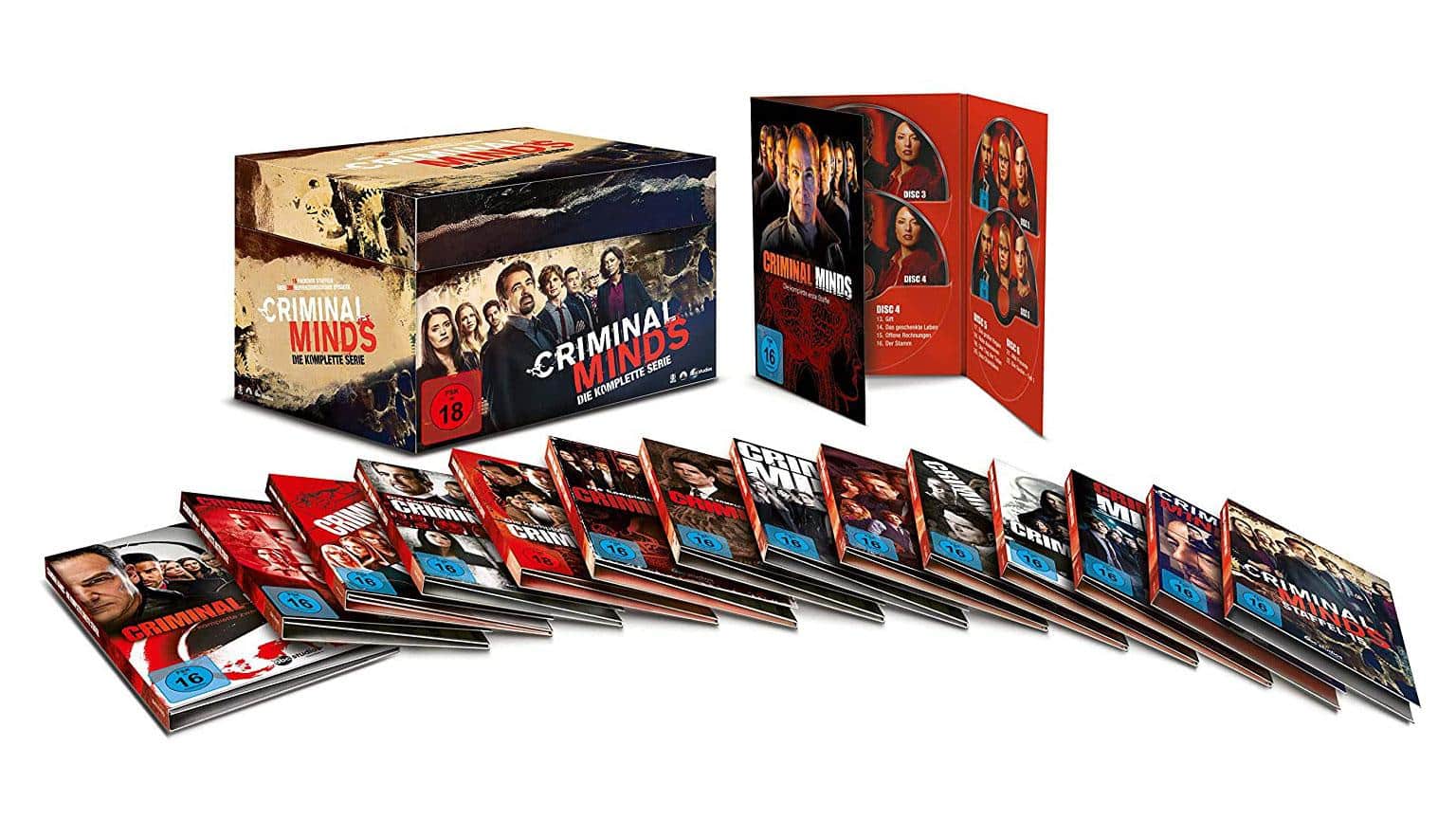 Criminal Minds - Komplettbox Staffel 1-15 (78 Discs) Gesamtbox Shop kaufen Artikelbild