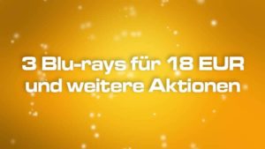 3 Blu-ray für 18 EUR Sparaktion Deal Amazon kaufen shop Artikelbild