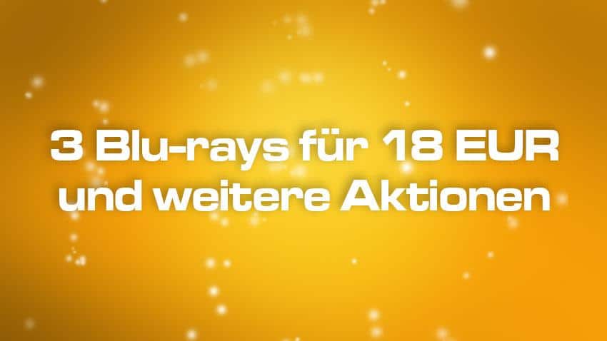 3 Blu-ray für 18 EUR Sparaktion Deal Amazon kaufen shop Artikelbild