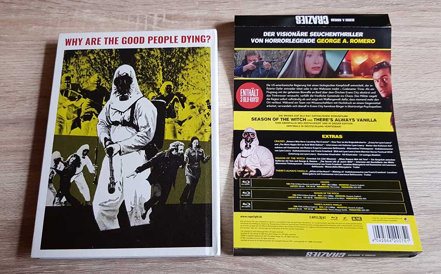 Crazies Limited Collectors Edition im Mediabook Blu-ray shop kaufen Review Inhalt Film 1979