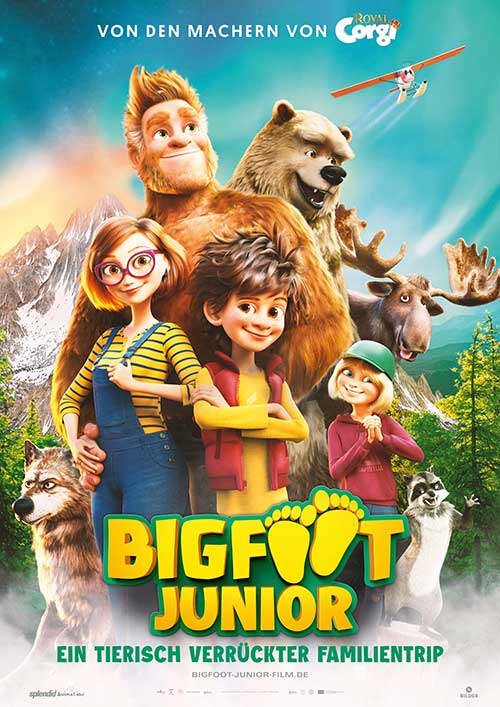 Bigfoot Junior - Ein Tierisch Verrückter Familientrip Plakat Kinostart Film 2021