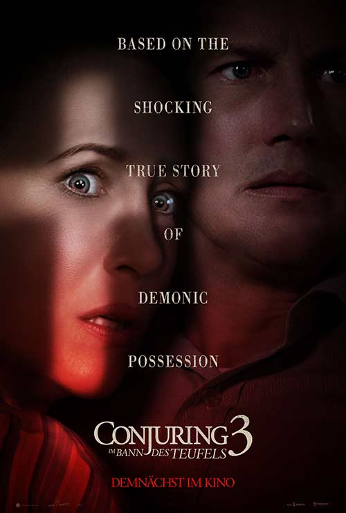 CONJURING 3: IM BANN DES TEUFELS Film 2021 Kinofilm Kinostart Kino Plakat