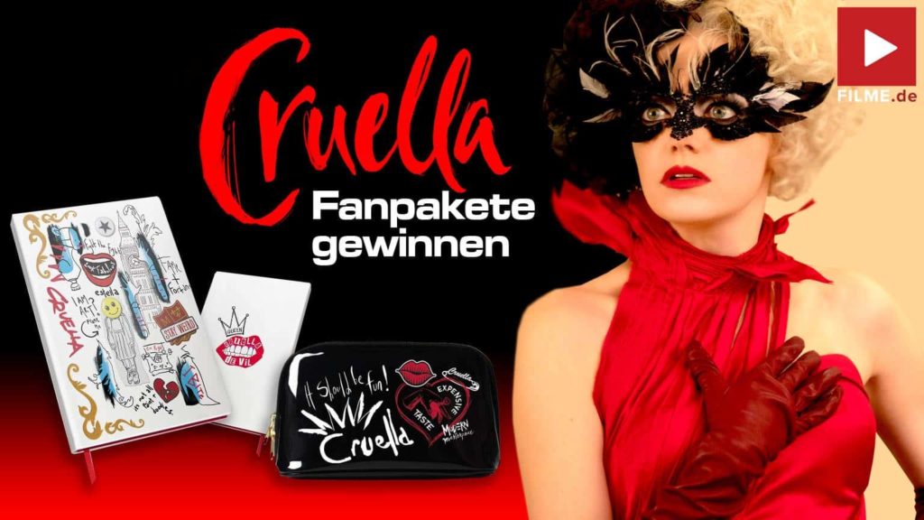 CRUELLA Gewinnspiel gewinnen Fanpakete Film 2021 Disney+