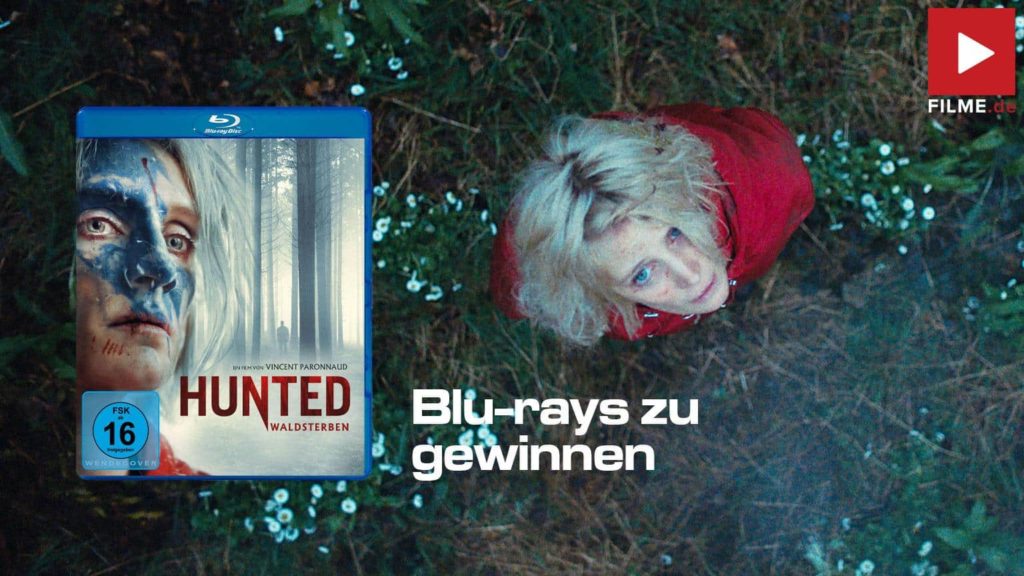 Hunted - Waldsterben Film 2021 Blu-ray Cover shop kaufen Artikelbild Gewinnspiel gewinnen