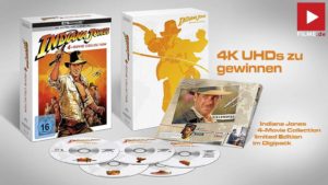 Indiana Jones – 4-Movie Collection als 4K UHD Digipak Gewinnspiel gewinnen Artikelbild