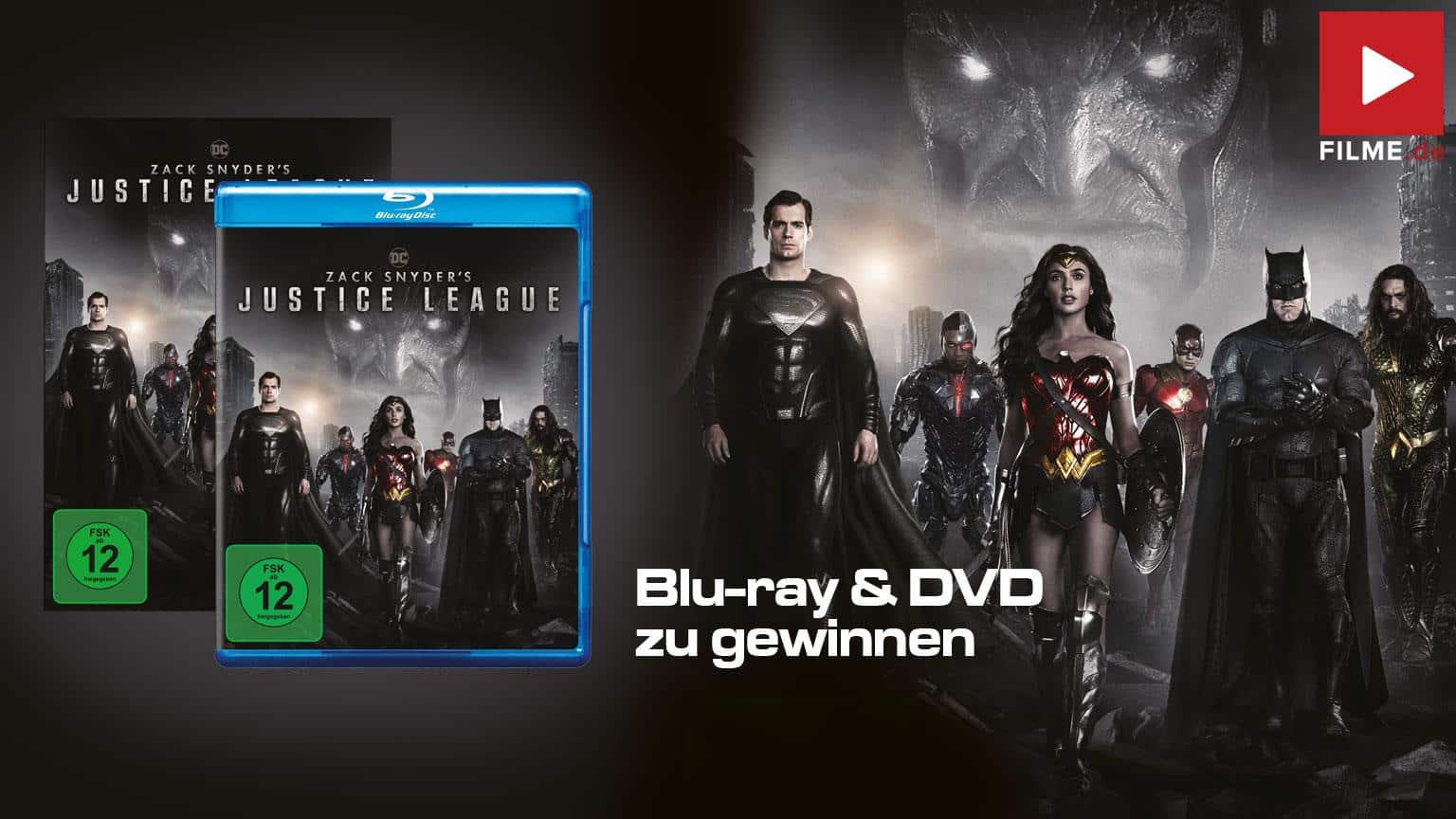 Zack Snyder’s Justice League Gewinnspiele gewinnen Film 2021 Blu-ray DVD Artikelbild